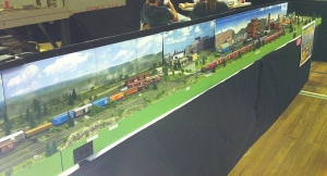 First Redlands Model Railway Show, view on public had from left